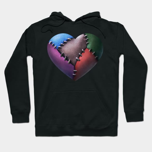 Frankenlove Hoodie by Ed Labetski Art